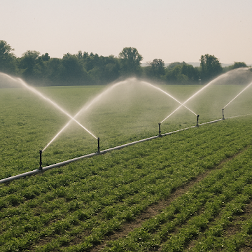 Efficient Farming with Sprinkler Irrigation Systems
